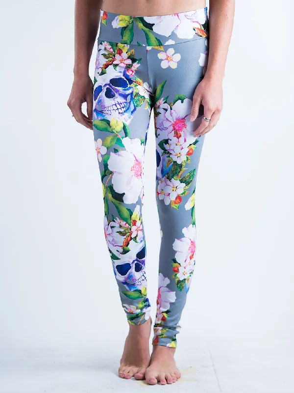 Blooming Skulls Leggings