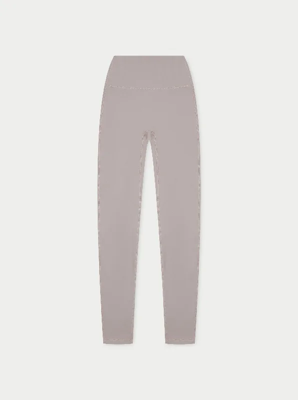 EMBLEM SCULPTING STRETCH LEGGINGS - GREY