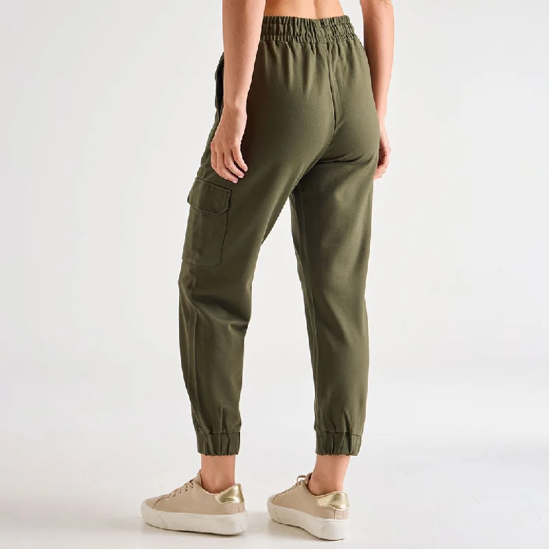 Ladies Ponte Cargo Jogger