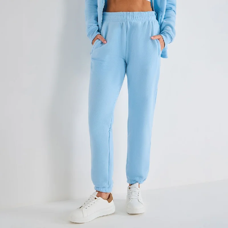 Ladies Blue Zip Pocket Jogger