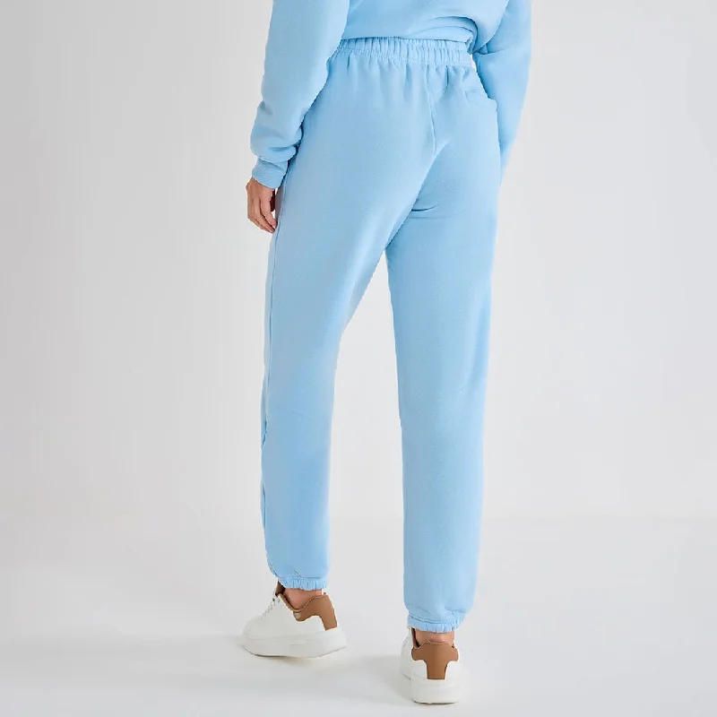 Ladies Blue Zip Pocket Jogger