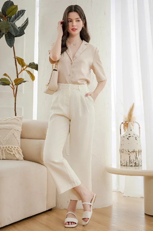 Timeless Culottes Pants in White