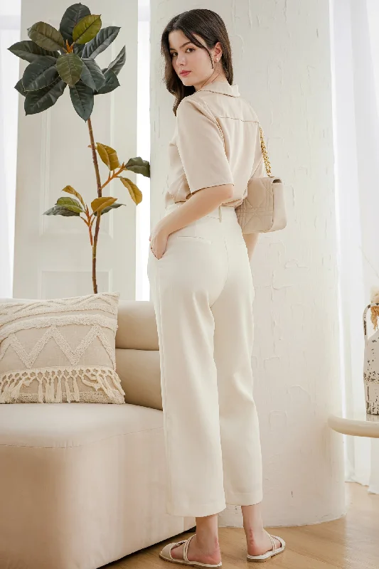 Timeless Culottes Pants in White