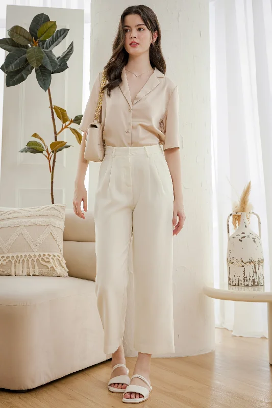 Timeless Culottes Pants in White