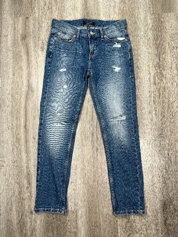 Blue Denim Jeans Boyfriend Banana Republic SIZE 00