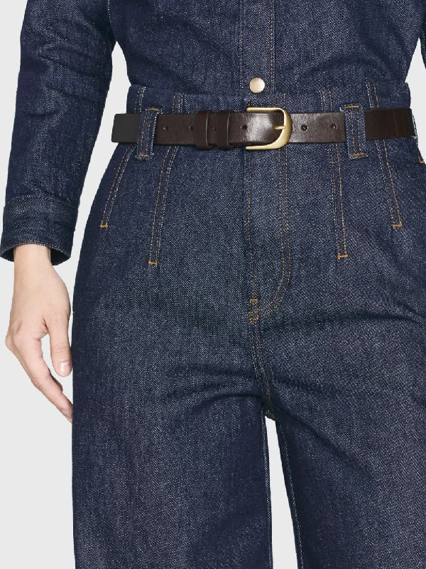 Darted Wide Leg Jean -- Rinse