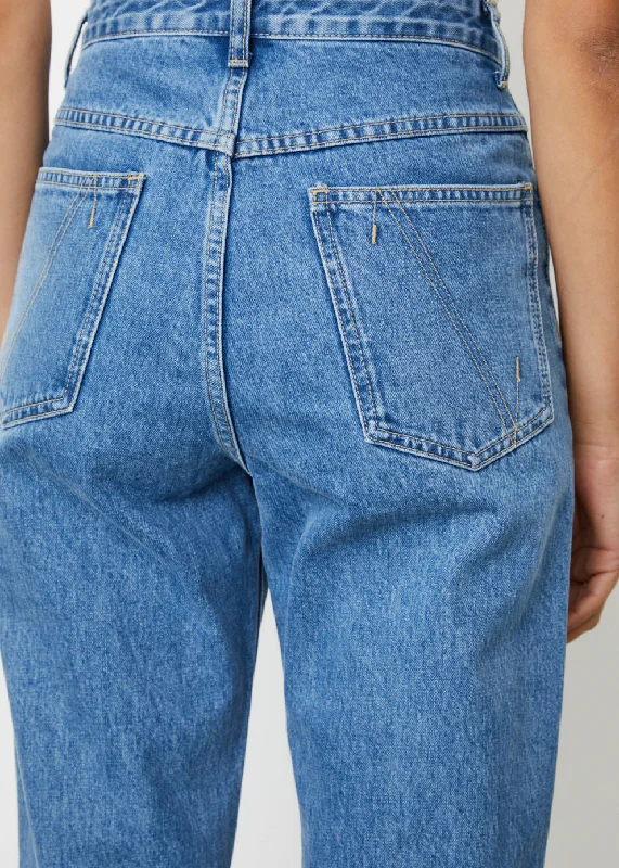 Straight Leg Denim Jeans