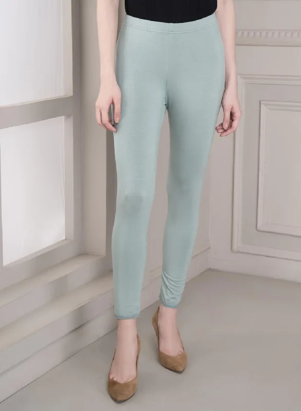 Sky Blue Ankle Length Legging